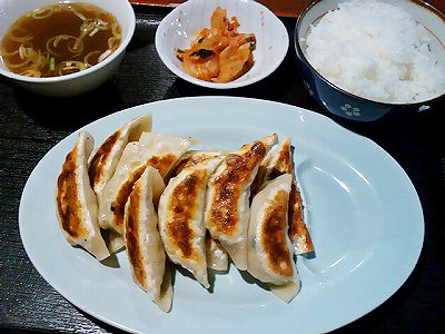 ダブル餃子定食