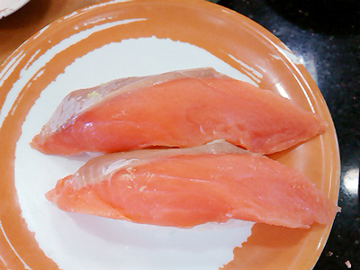 ジャンボおしどり寿司の時鮭