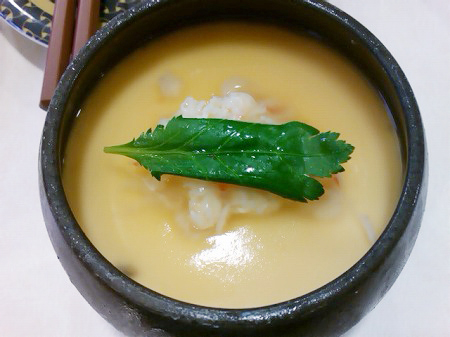 はま寿司の冷製海鮮茶碗蒸し