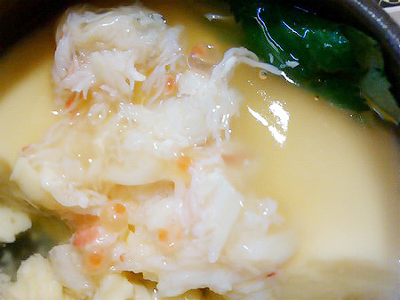 はま寿司の冷製海鮮茶碗蒸しは蟹肉たっぷり