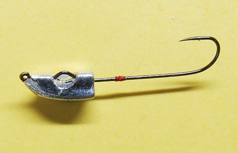 カルティバのジグヘッド「メバル流弾丸」のボディー形状